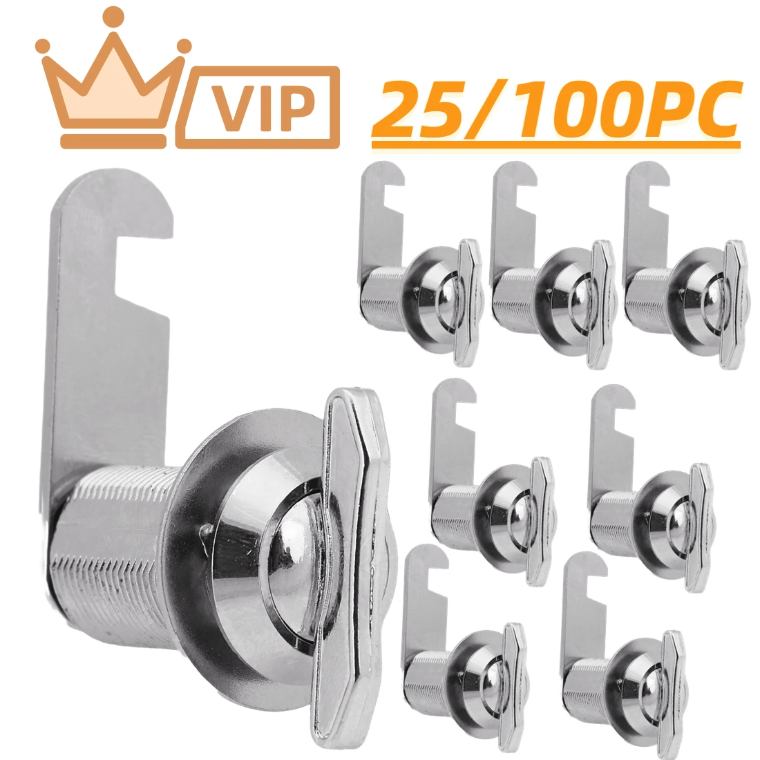 

100/25 шт. БЕСКЛЮЧЕВОЙ дверной замок для дверей, окон, почтовый ящик для лодок, дверей, автобусов, шкафов, ящиков для инструментов, ручной винтов...