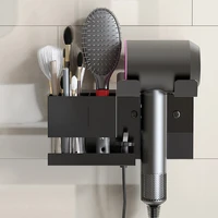 wall mounted hair dryer holder blow dryer holder for dyson supersonic hair dryer stand organizer bathroom storage rack