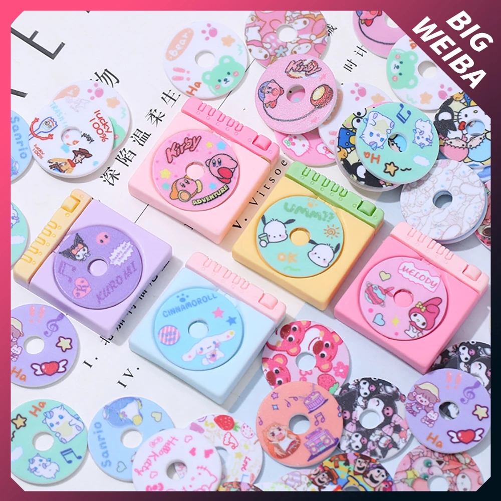 

10 шт., сменный дисковый проигрыватель Hello Kitty Mymelody Kirby Lotso