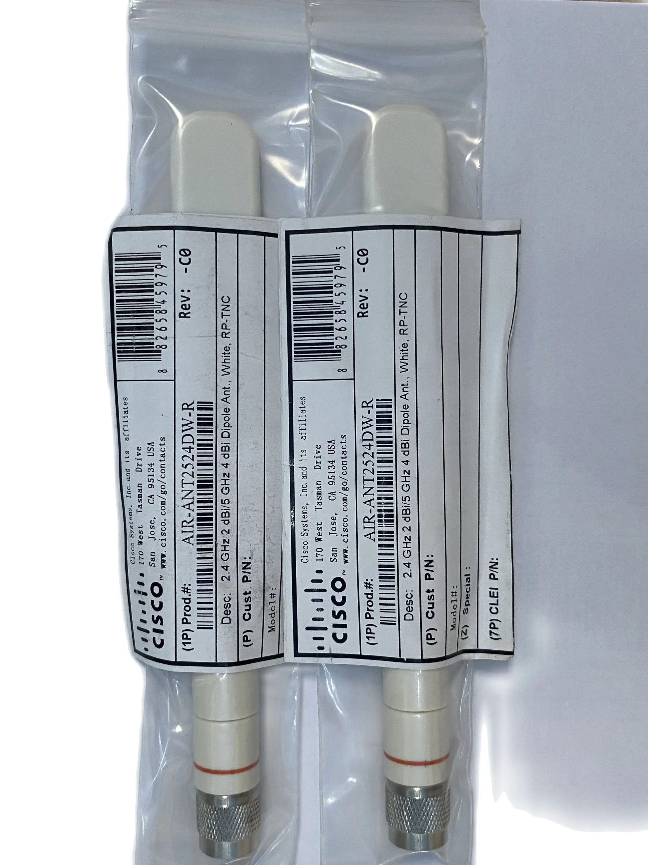 

NEW Aironet AIR-ANT2524DW-R Dual-Band White Omni Antenna for CISCO WIRELESS ROUTER,FREE SHIPPING