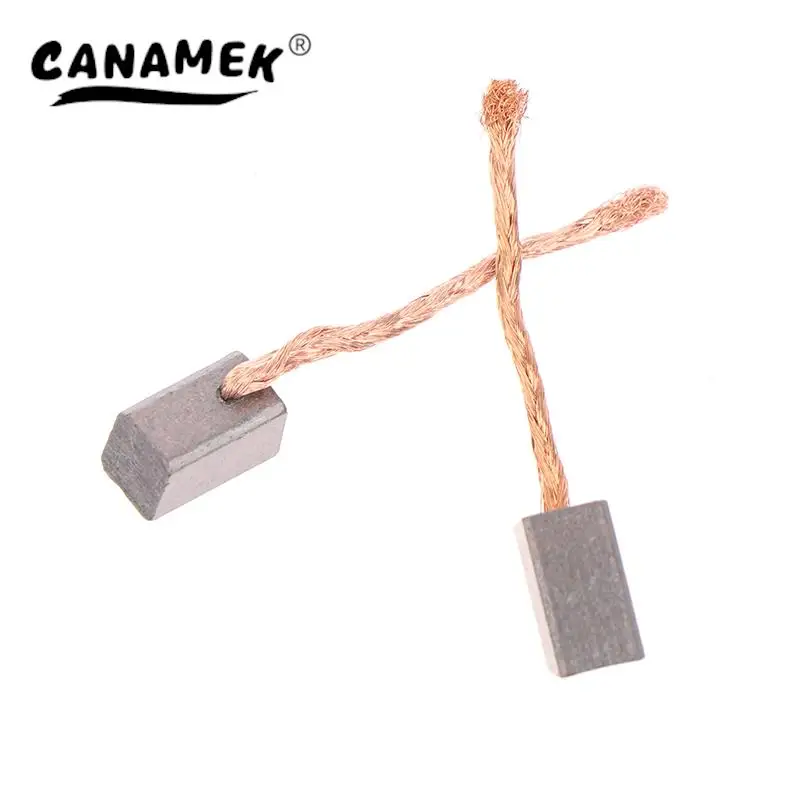 

Графитовые щетки для электродвигателя 6x6x10 мм