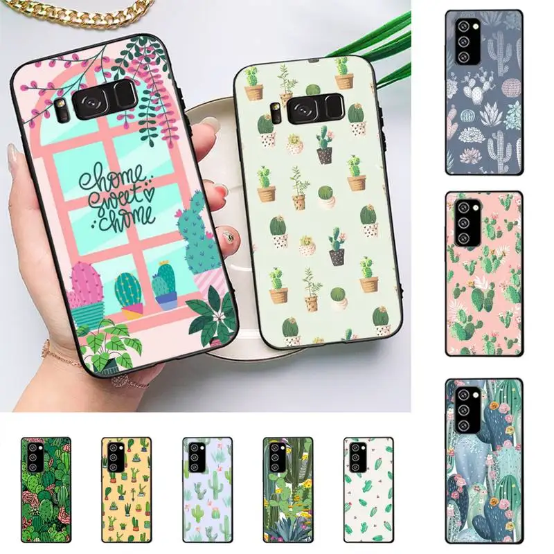 

Cactus Flower Plant Phone Case For Samsung J 7 plus 7core J7 neo J6 plus prime J6 J4 J5 Mobile Cover
