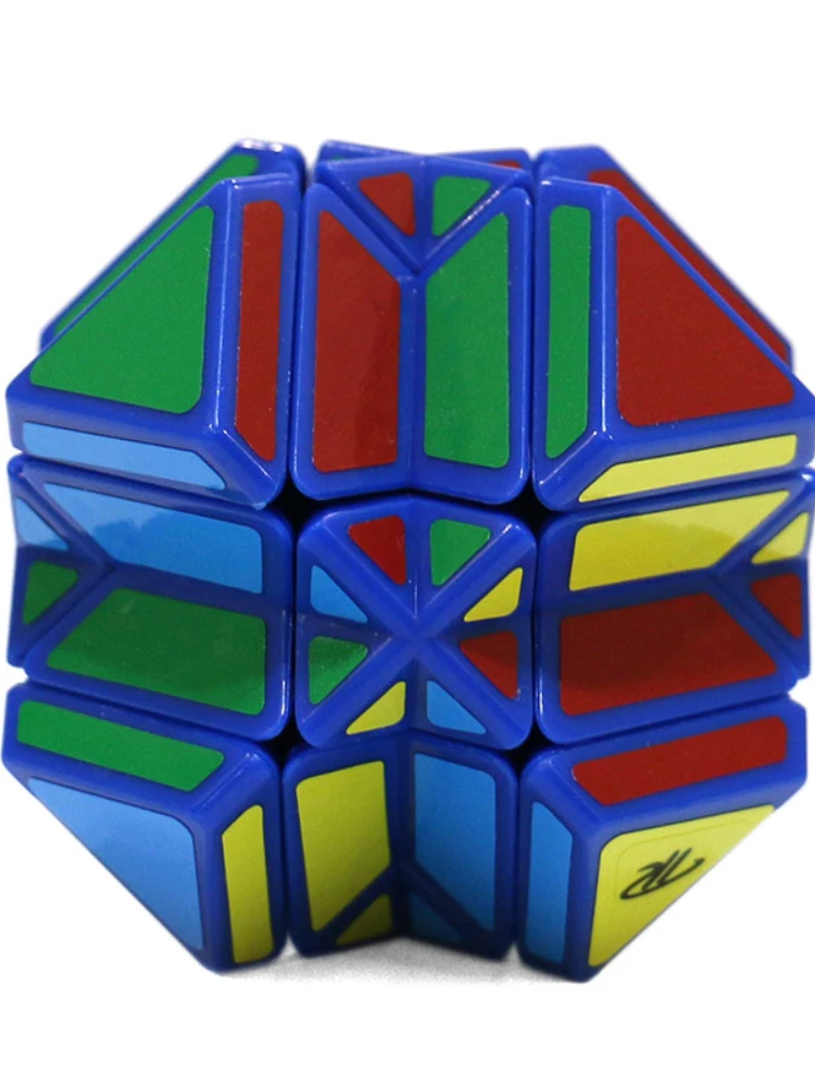 Объемная звезда волшебные кубики голубая Ограниченная серия Троя трехзвезда