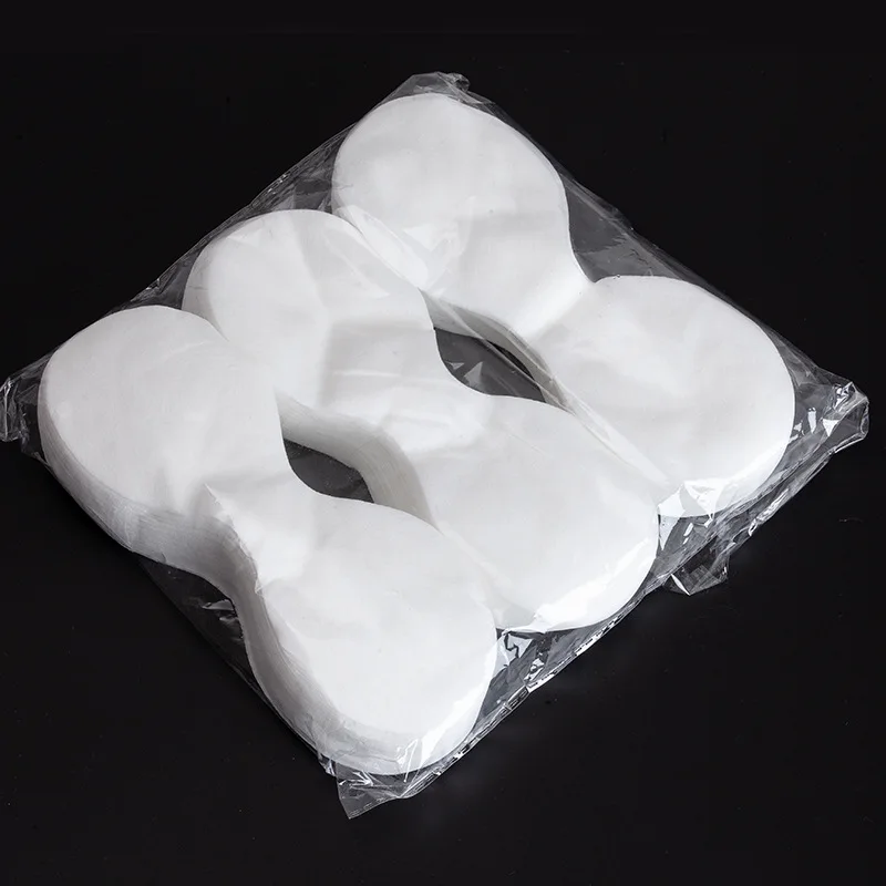 

80/100 шт., одноразовые маски для глаз из натурального хлопка