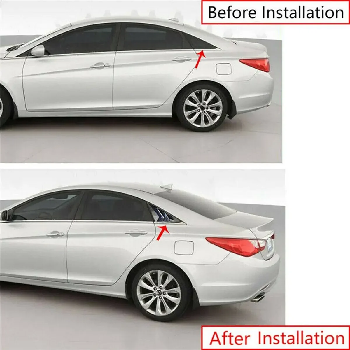 Для Hyundai Sonata 2011 2012 2013 2014 АБС Автомобильная задняя боковая вентиляционная решетка