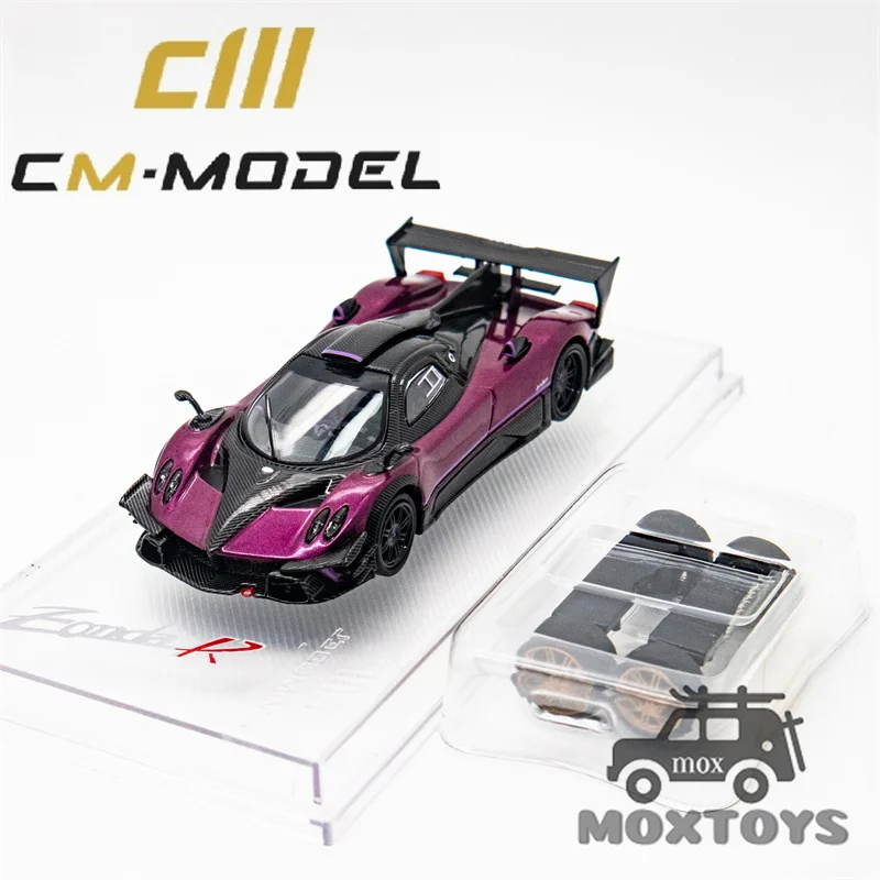 CM МОДЕЛЬ 1:64 Pagani Zonda Revolucion Фиолетовая литая под давлением модель автомобиля