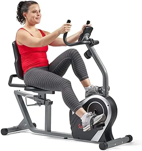 

Health & Fitness Recumbent Bike with Optional Exclusive SunnyFit® App Enhanced Bluetooth Connectivity