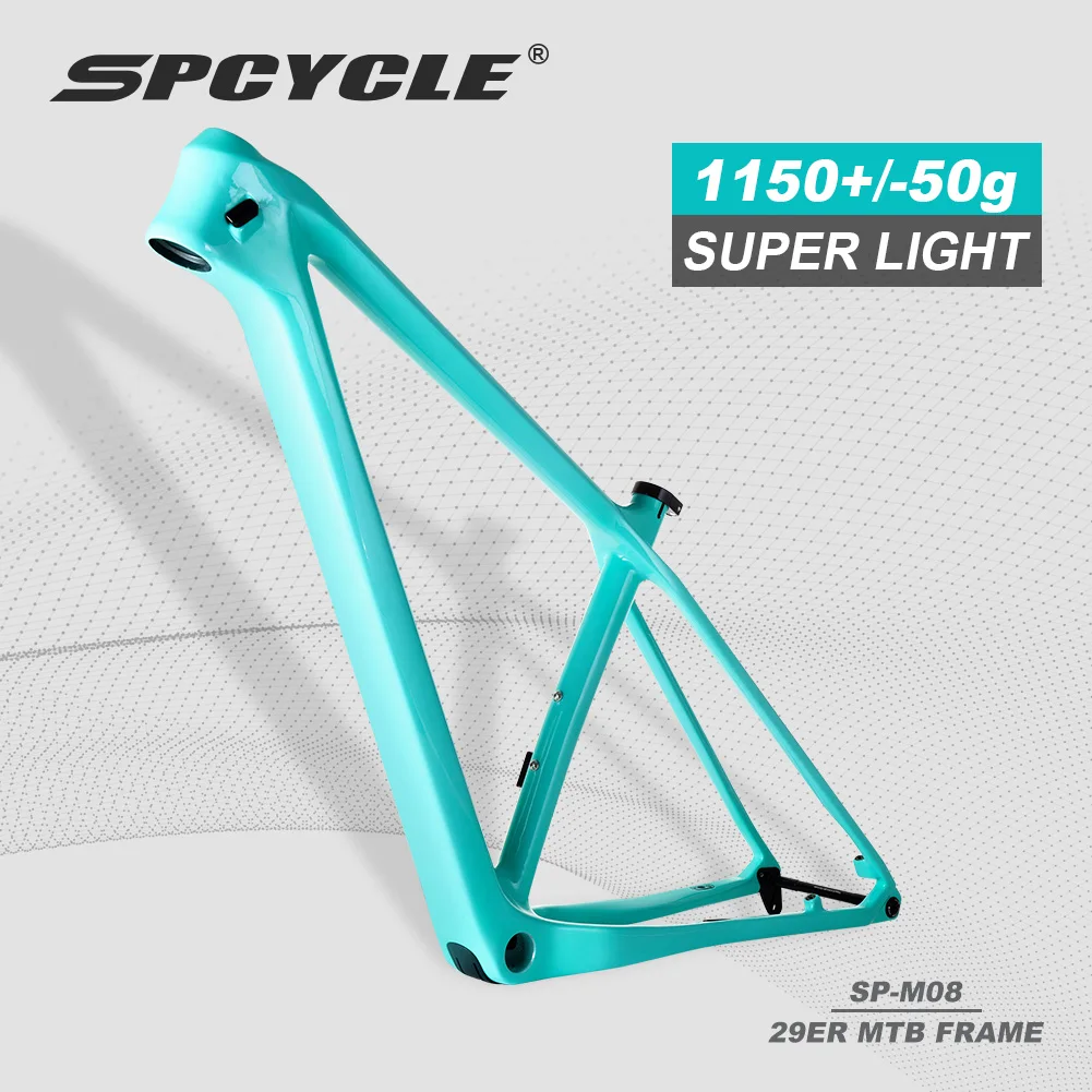 Скидка Карбоновая рама Spcycle 29er XC для горного велосипеда с твердым хвостом, 148x12 мм и 142x12 мм, рамы для горного велосипеда BSA 29, карбоновая рама для горн...