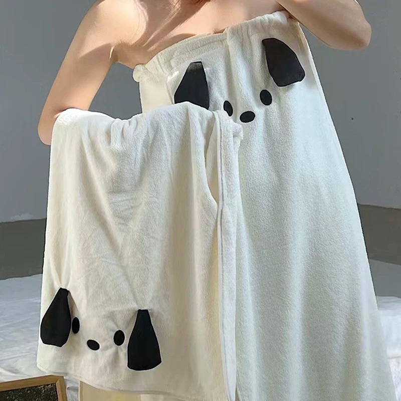 

Pachacco аниме банная юбка Kawaii Sanrio креативное Впитывающее быстросохнущее полотенце для сушки волос банное полотенце мультяшный милый подарок ...