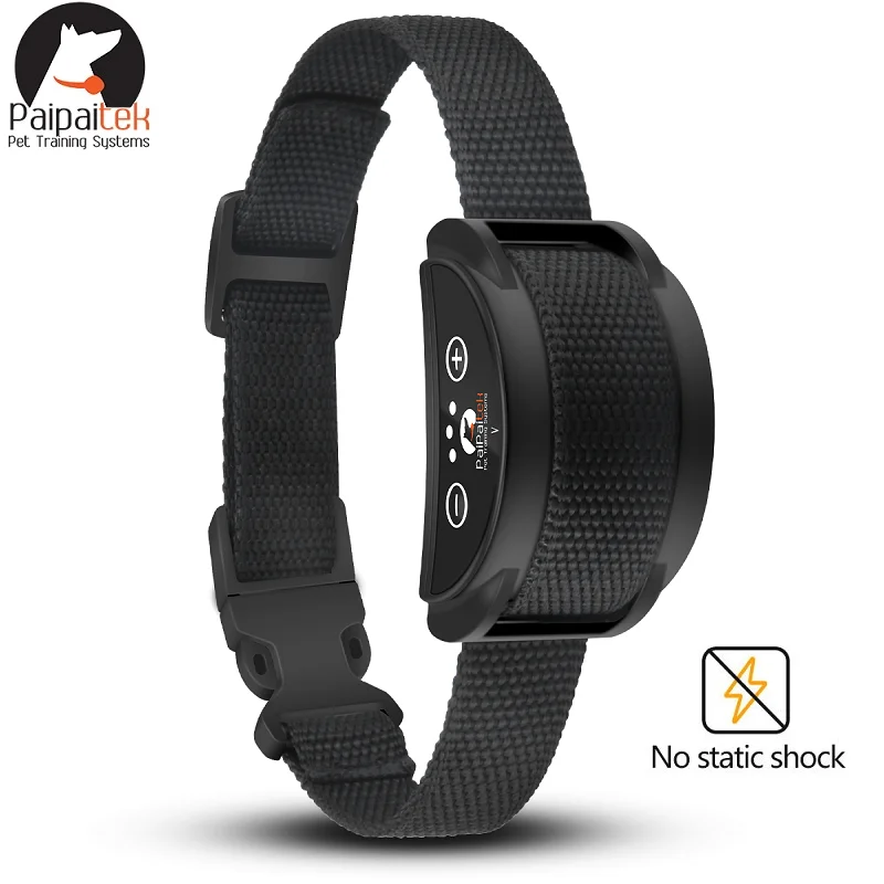 

Vibration Dog training Collar Anti-Bark Collar Device Bark Collar Dog Control Rechargeable No Static Shock No Bark Dog Collar
