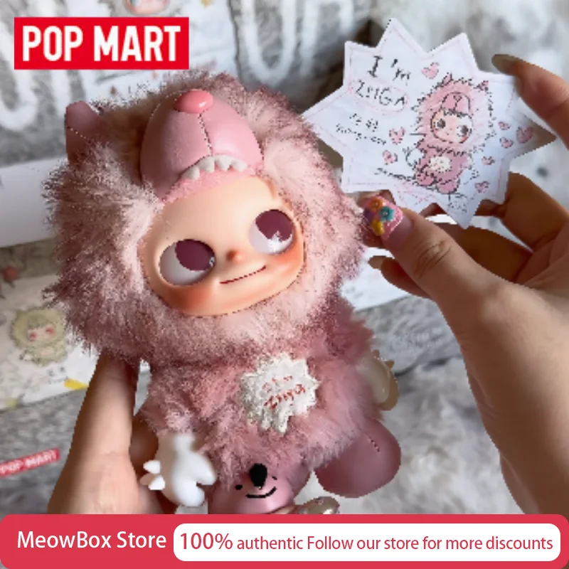 Фото Оригинальный плюшевый брелок Pop Mart Zsiga Im Zsiga Series Vinyl Fluffy, загадочная коробка-сюрприз, праздничные подарки, плюшевые игрушки №4