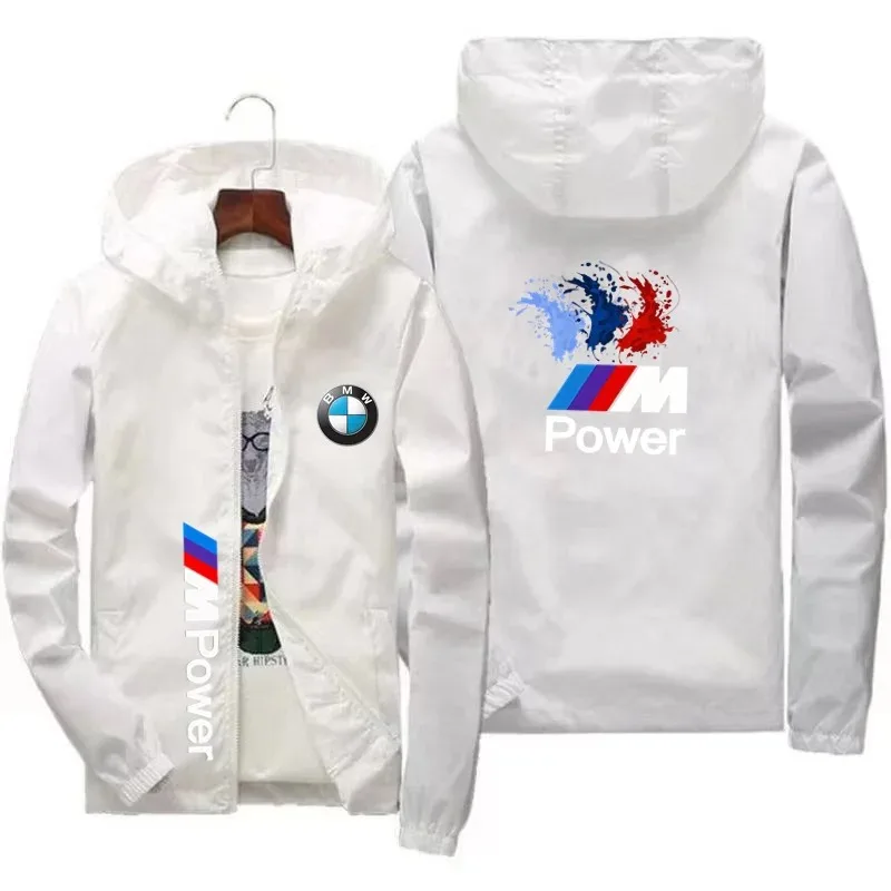 Фото Модная повседневная спортивная куртка-худи BMW 2026 года, большого размера, для весны и осени, стильный новый фасон №5