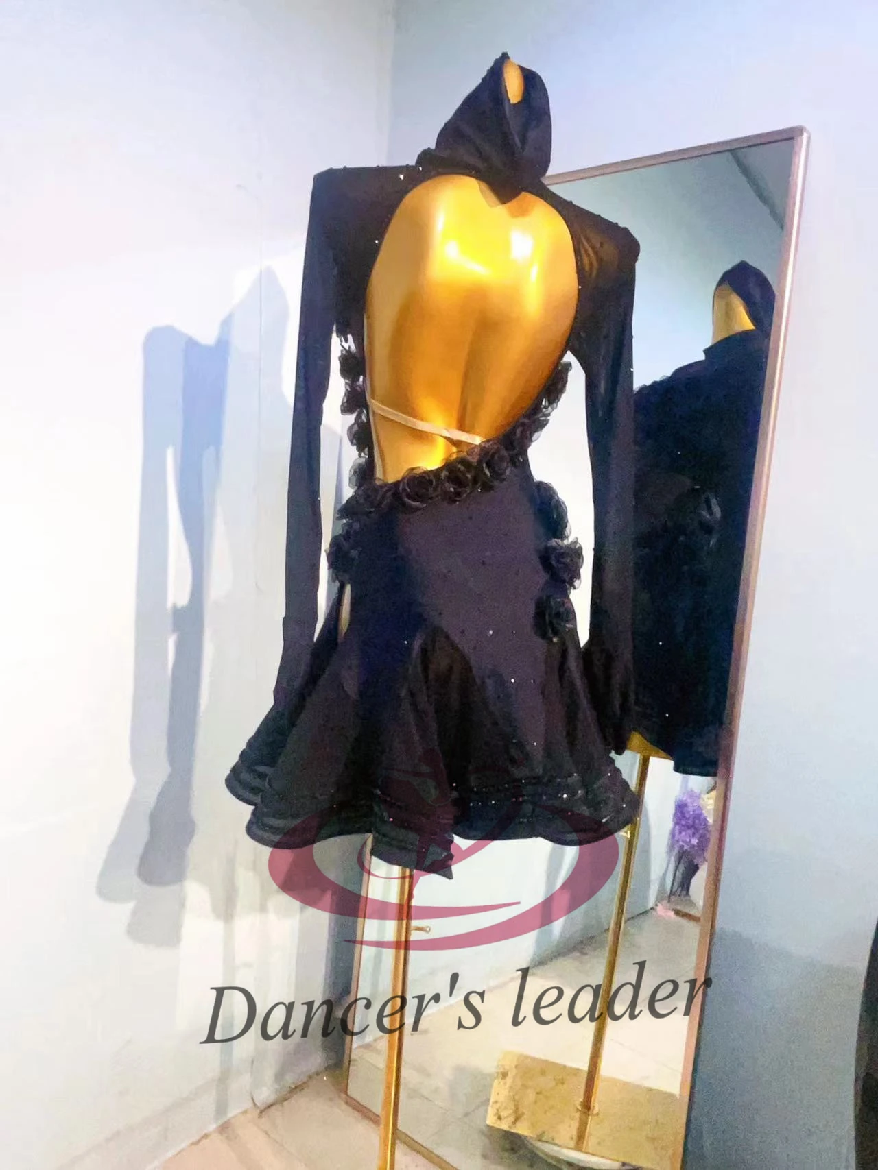 Профессиональное платье для латиноамериканских танцев высококачественное