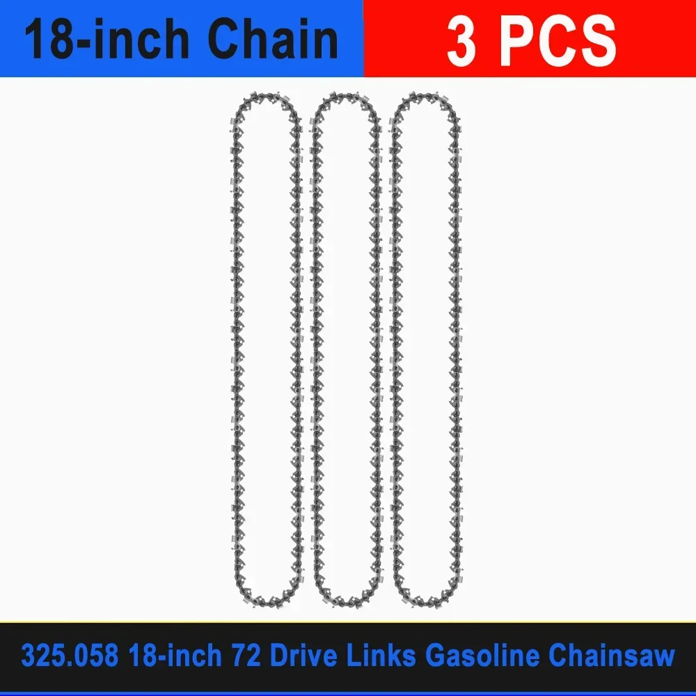 

Цепь для бензопилы 18 дюймов, 72 звена, сплав