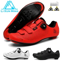 2022 new cycling mtb shoes with clits men route cleat road dirt bike speed flat sneaker racing women bicycle mountain spd biking