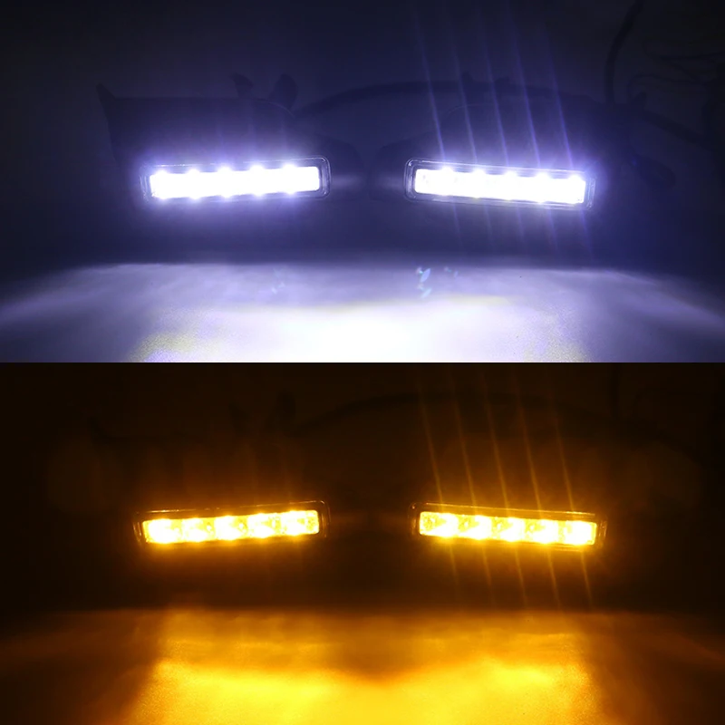 Автомобильные светодиодные дневные ходовые огни модифицированные для Toyota Land