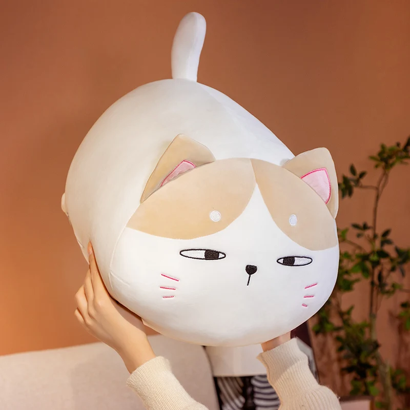 70 см Толстая аниме мягкая Милая кошка плюшевые игрушки Kawaii плюшевая подушка для
