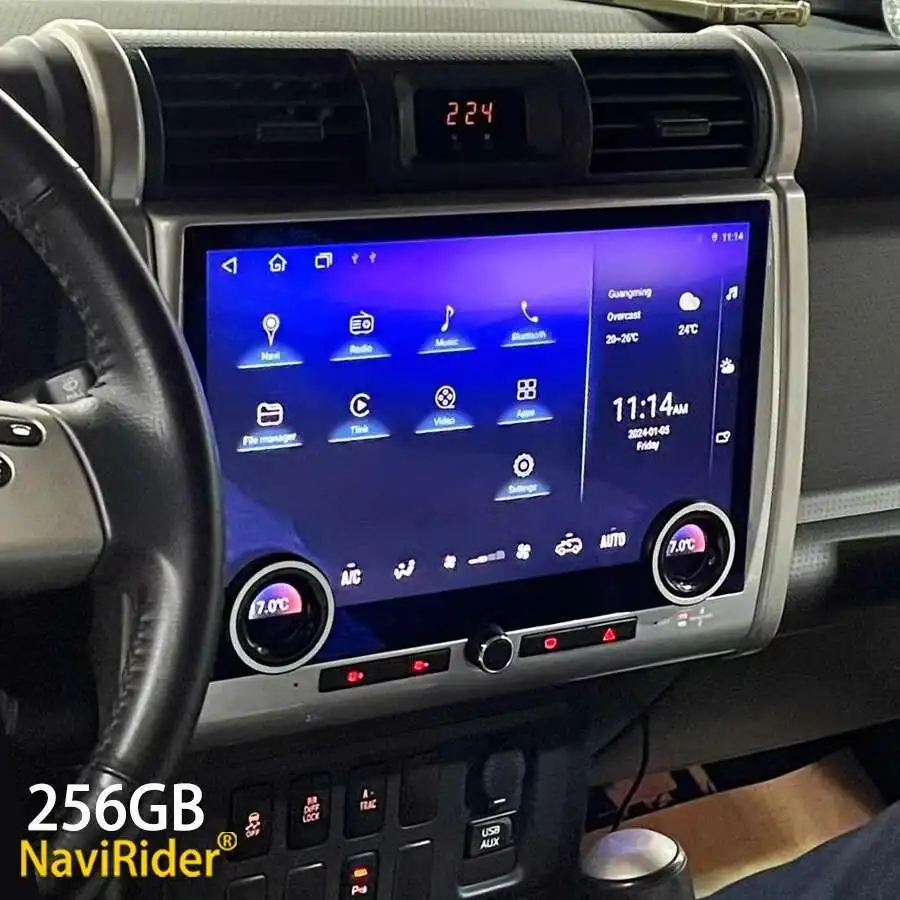 

Автомагнитола для Toyota FJ Cruiser 2006-2019, Android, 2Din, стереоприемник, Авторадио, мультимедийный плеер, GPS-навигация, экран головного устройства
