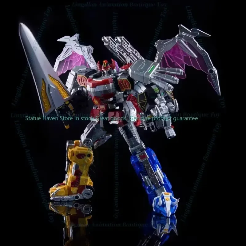 Фото Игрушка-модель Lucky Cat MC-03 MC-03B Dino Megazord BEAST LORD Dinosaur Squad, готовая трансформируемая модель малого масштаба №5