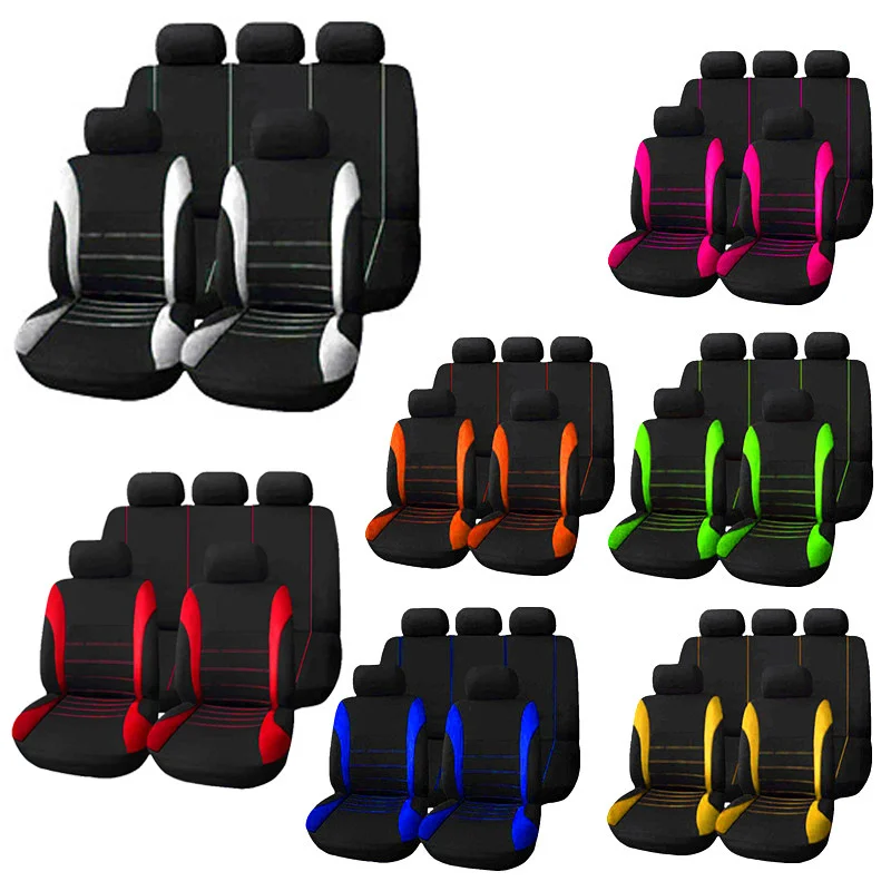 

For Subaru Forester Outback Legacy XV Wrx sti WRX Impreza BRZ Tribeca Fabric Car Seat Cover Interior 2/5Seats Auto Seat Covers