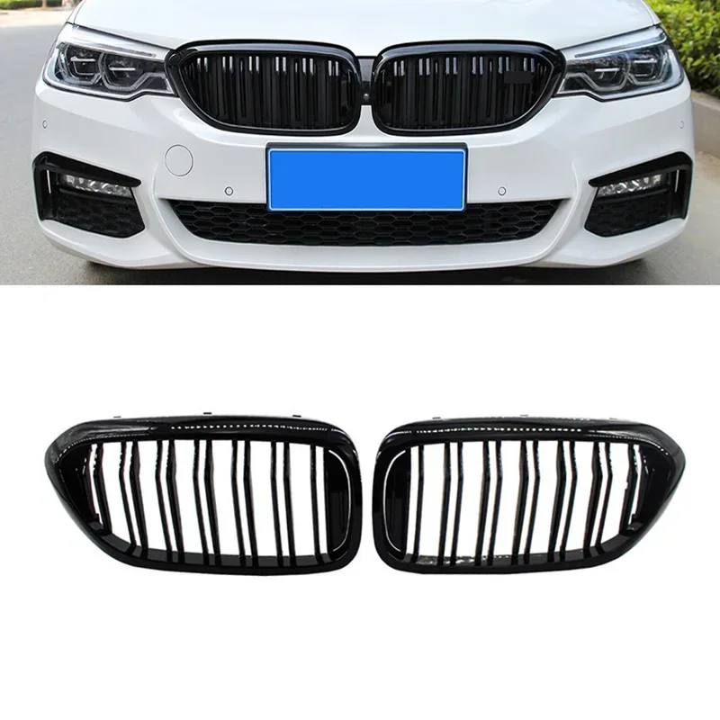 Фото Для BMW 5-Series F10/F11/F18 528i 535i 2010-2016 Передняя решетка почек №2