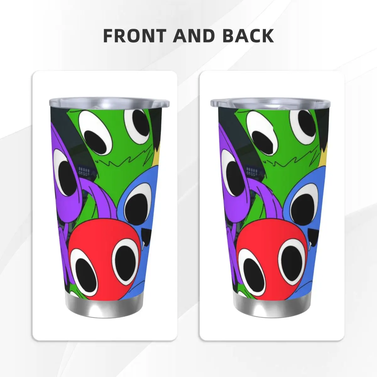 Радужные друзья 20 унций автомобильная кружка из нержавеющей стали соломенная