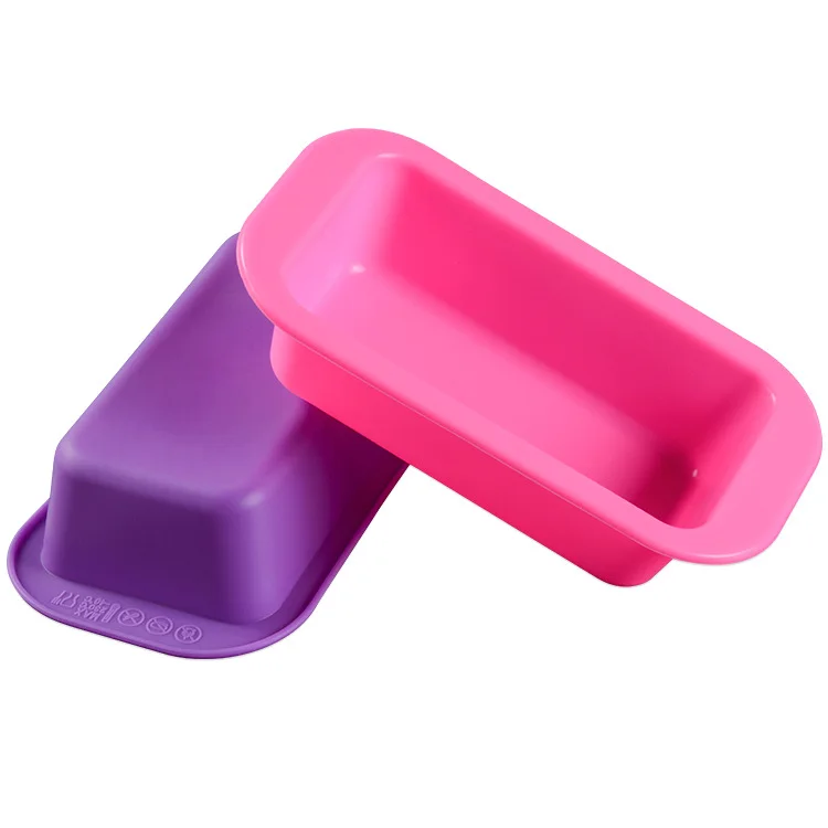 

Silicone Cake Mold Rectangle Shaped Cake Mold Loaf Toast Bread Moulds Pastry Baking Molds Bakeware DIY Small Cake Pan
