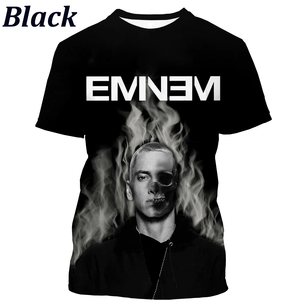 

Мужская футболка с 3D-принтом, круглым вырезом и коротким рукавом