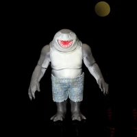 21cm king shark pvc doll anime collectible model movable joint figure toys