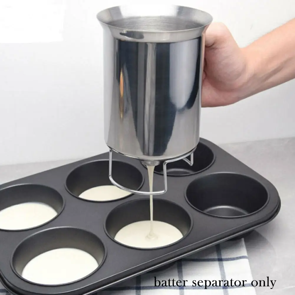 

Steel Funnels Batter Pancake Ball Dispenser Cake Cupcake Dough Dispenser Funnel Takoyaki Crepes Household Machines