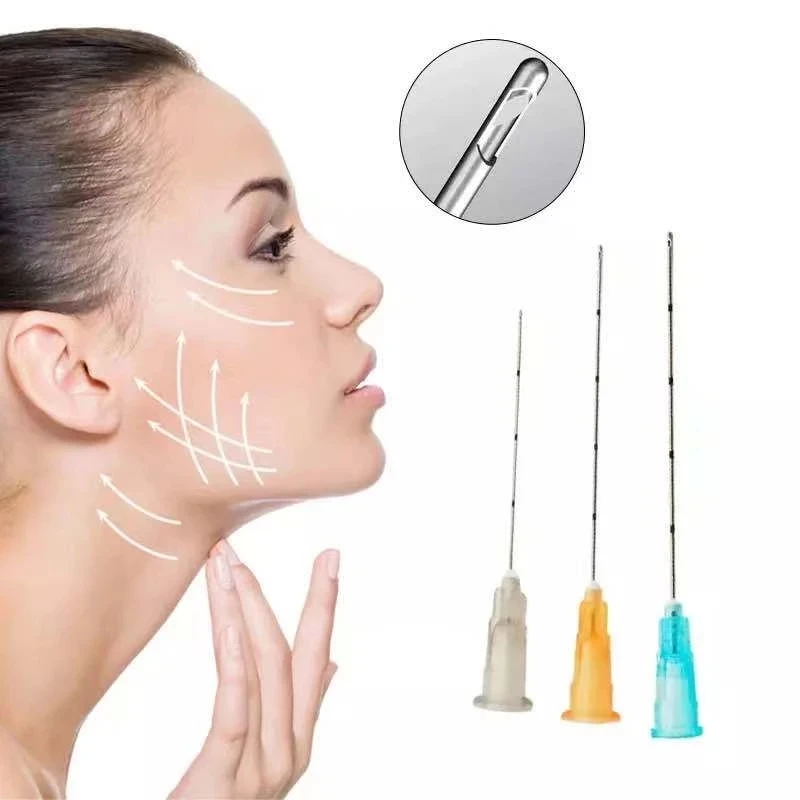 50pcs Blunt-tip Cannula for filler injection 18G 21G 22G 23G 25G 27G30G uric acid facial filling nose slight blunt needle