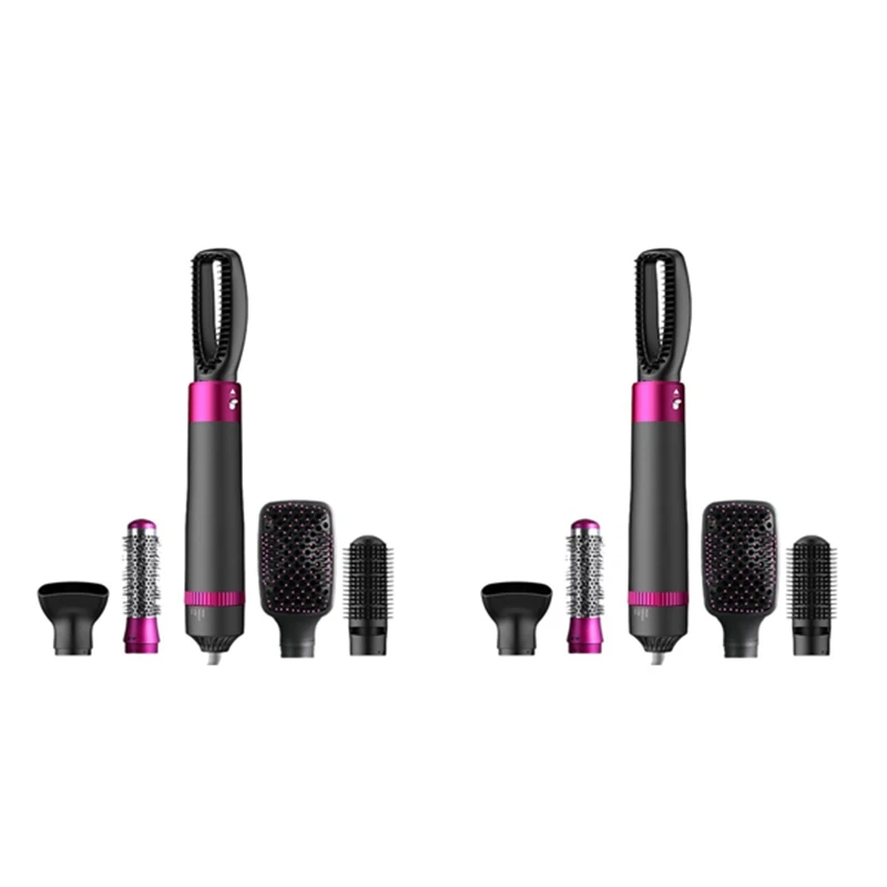 

5 In 1 Hair Curler Rotating One-Step Hair Dryer Hair Straightener Comb Curling Brush Hair Dryer Styling