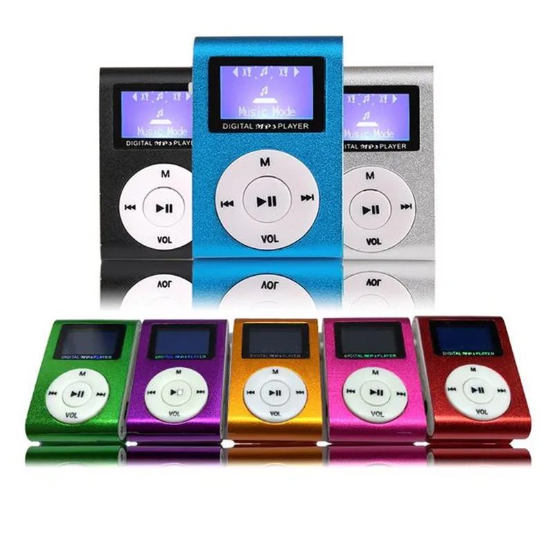 Мини MP3-плеер с ЖК-экраном музыкальные плееры USB-разъемом и поддержкой карт Micro SD TF