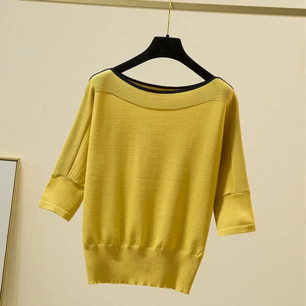 Женские дышащие топы стильные женские с круглым вырезом однотонные футболки для