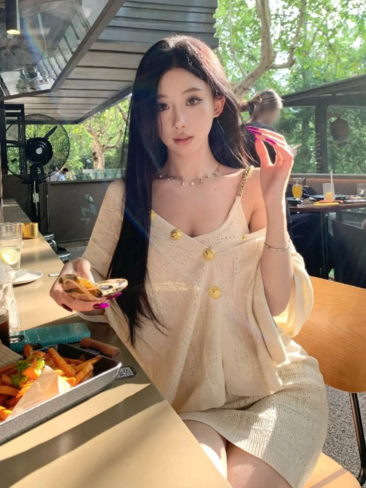 Высококачественный уникальный шикарный вязаный плащ верхняя одежда платье на