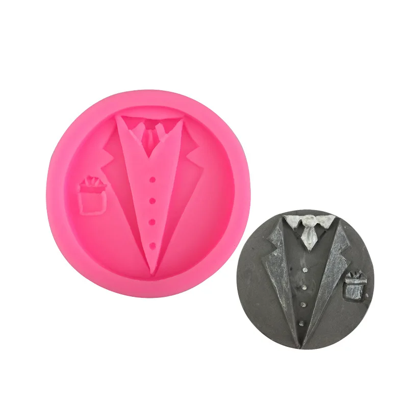 

Suit silicone mold silicone drip mold Fondant soft ceramic clay dripping glue plaster ornament cake mold