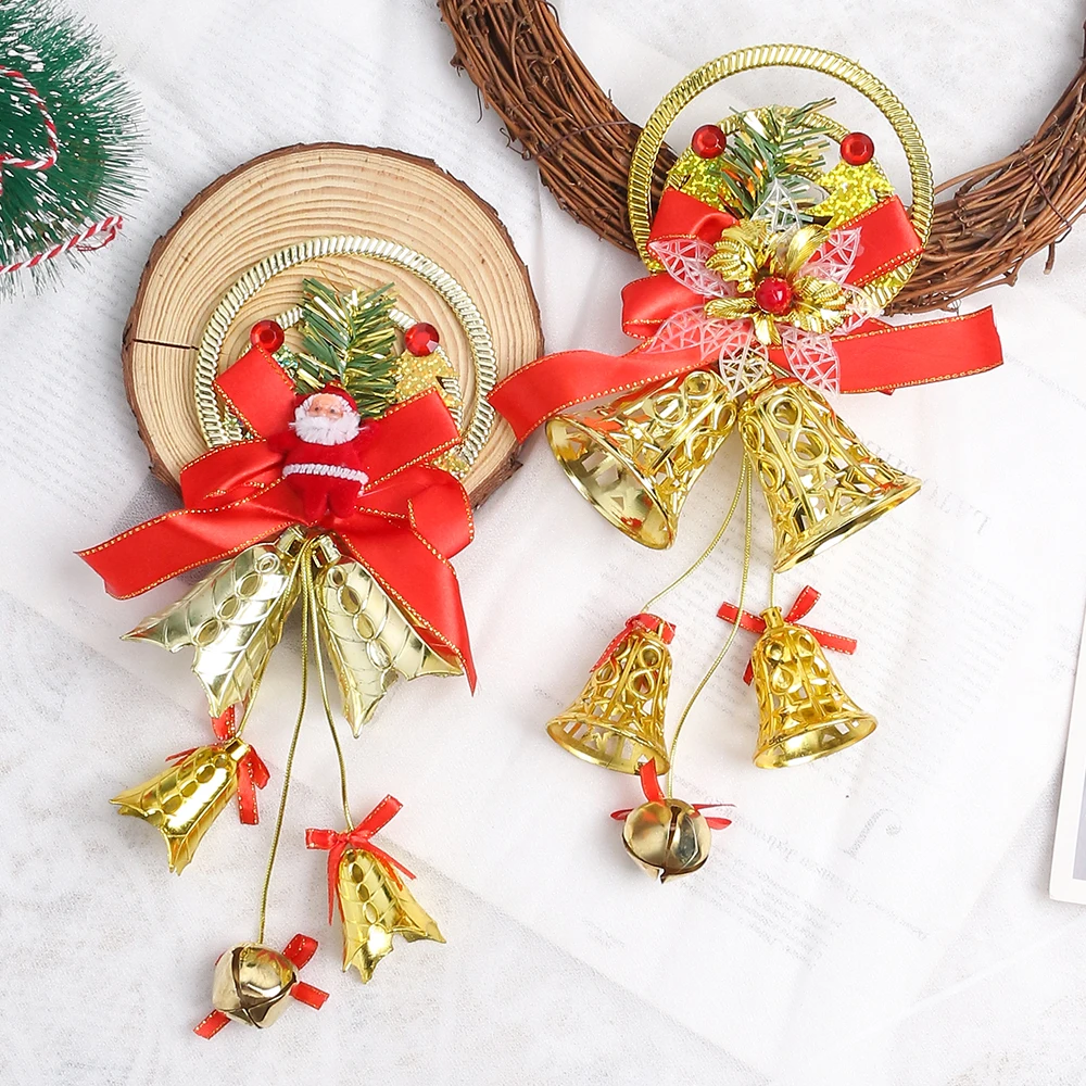 

30CM Christmas Decorations Golden Christmas Bell Xmas Tree Ornament for Home Decor Navidad New Year 2023 Party Decor Accessories