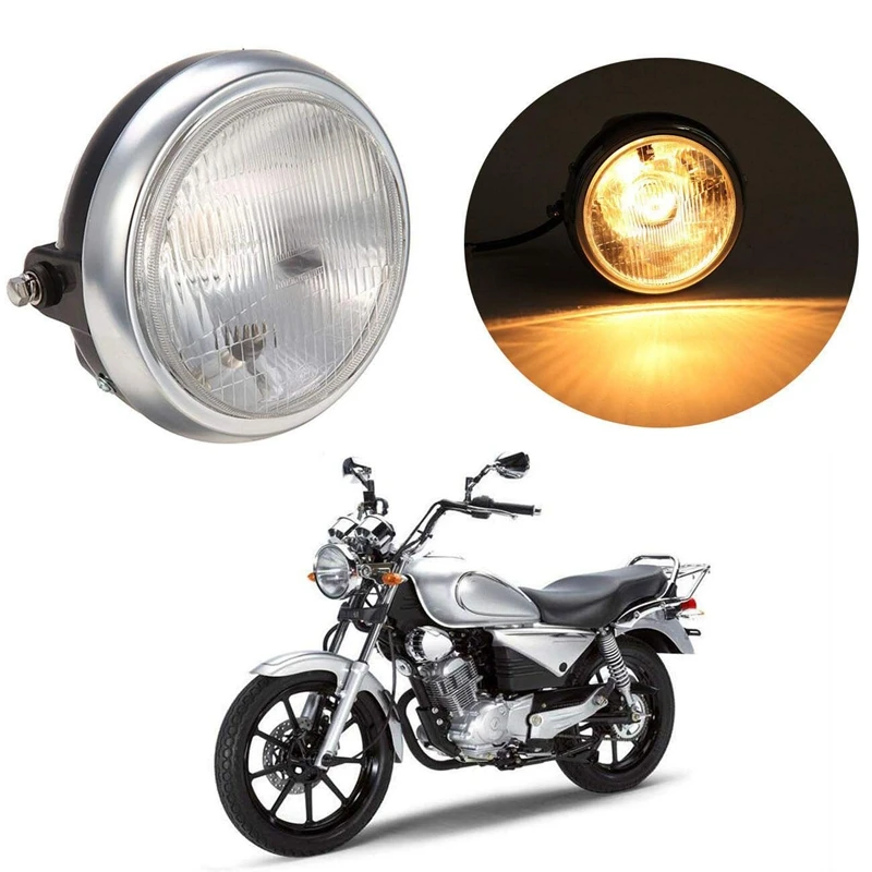 7-дюймовая мотоциклетная круглая передняя фара лампа для Yamaha YBR125 YBR 125 2002-2013