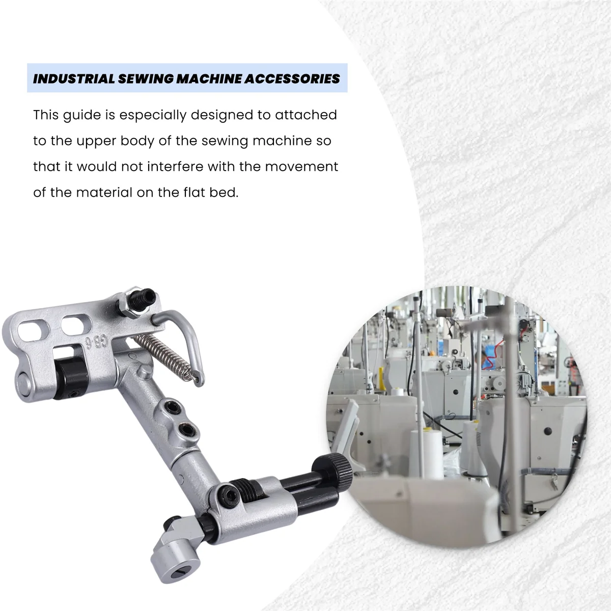 Направляющая с подвесным краем для промышленной швейной машины Juki Lu-1508 Lu-1510 Gb-6