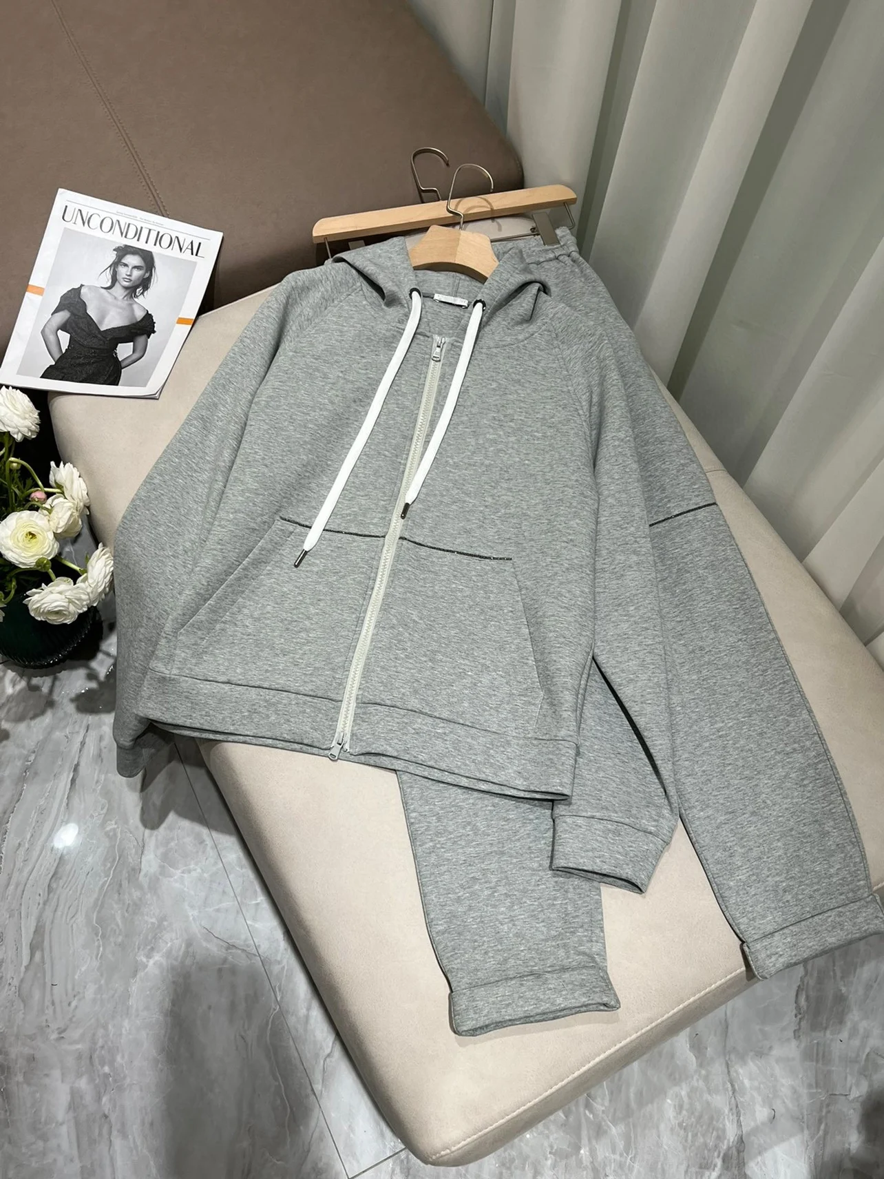 

B*c New Autumn Winter Women's Tracksuits Hoody Track Suit Hoodies And Pants Sportswear Casual OutfitsTwo Pieces Set