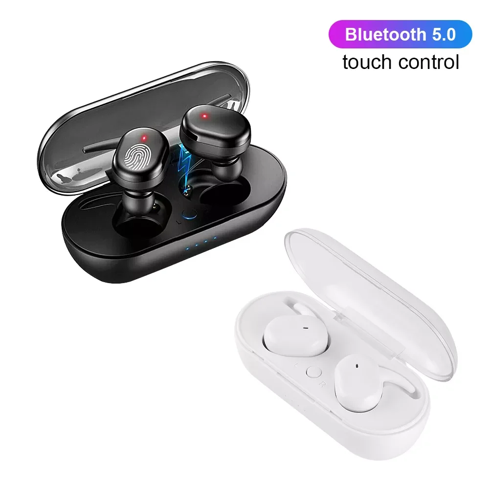 

Earbuds Bluetooth-compatible 5.0 Earphone Sports Waterproof Headphone Wireless Fitness Headset Rechargeable Earphone
