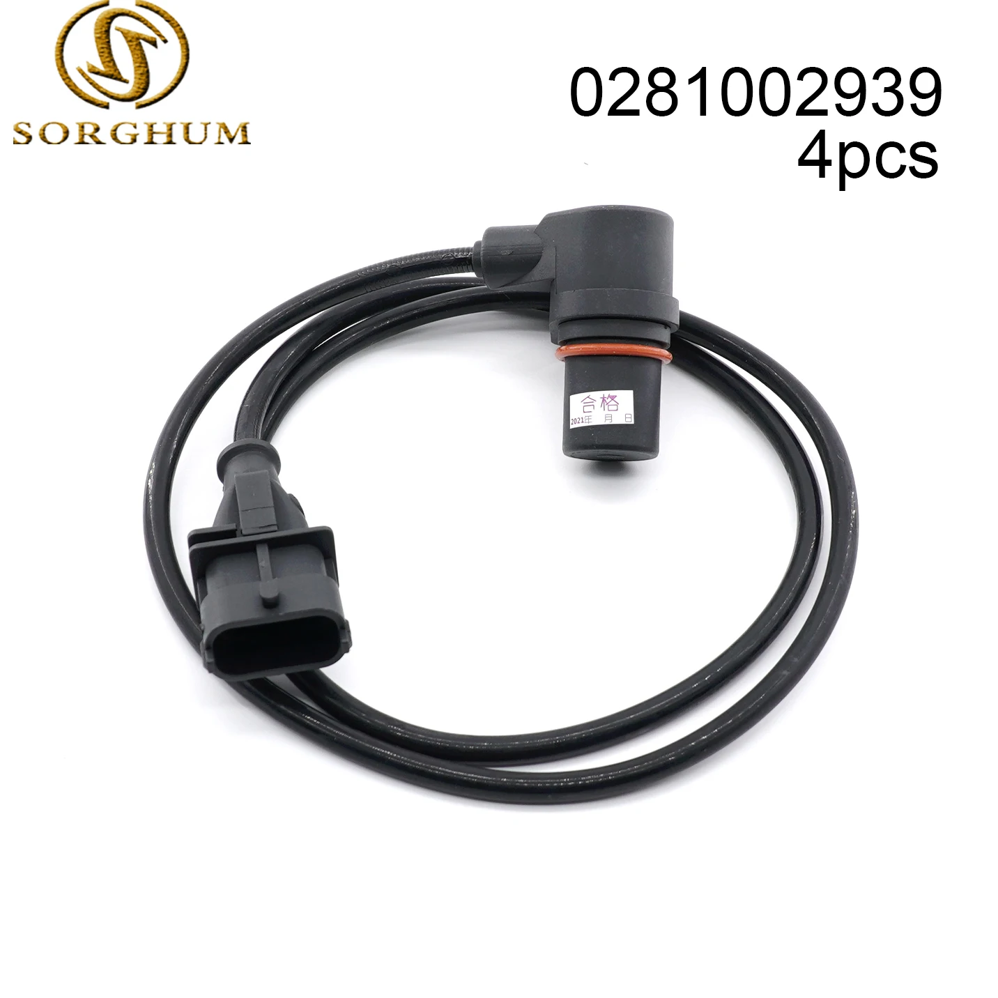 

4PCS 0281002939 Crank Shaft Crankshaft Position Sensor Fly Wheel Pulse For BMW E46 1998-2005