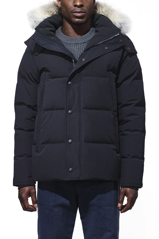 Зимнее теплое пальто классическая мужская повседневная куртка ветрозащитный