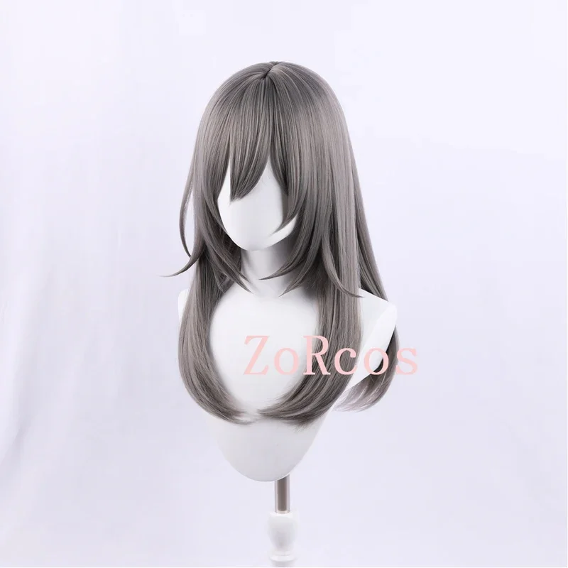 Парик для косплея Hokai: Star rail серый парик Хэллоуина мужчин и женщин