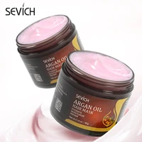 sevich argan oil moisturize hair treatment mask repair damage hair root 80g keratin hair scalp treatment deep hair care mask