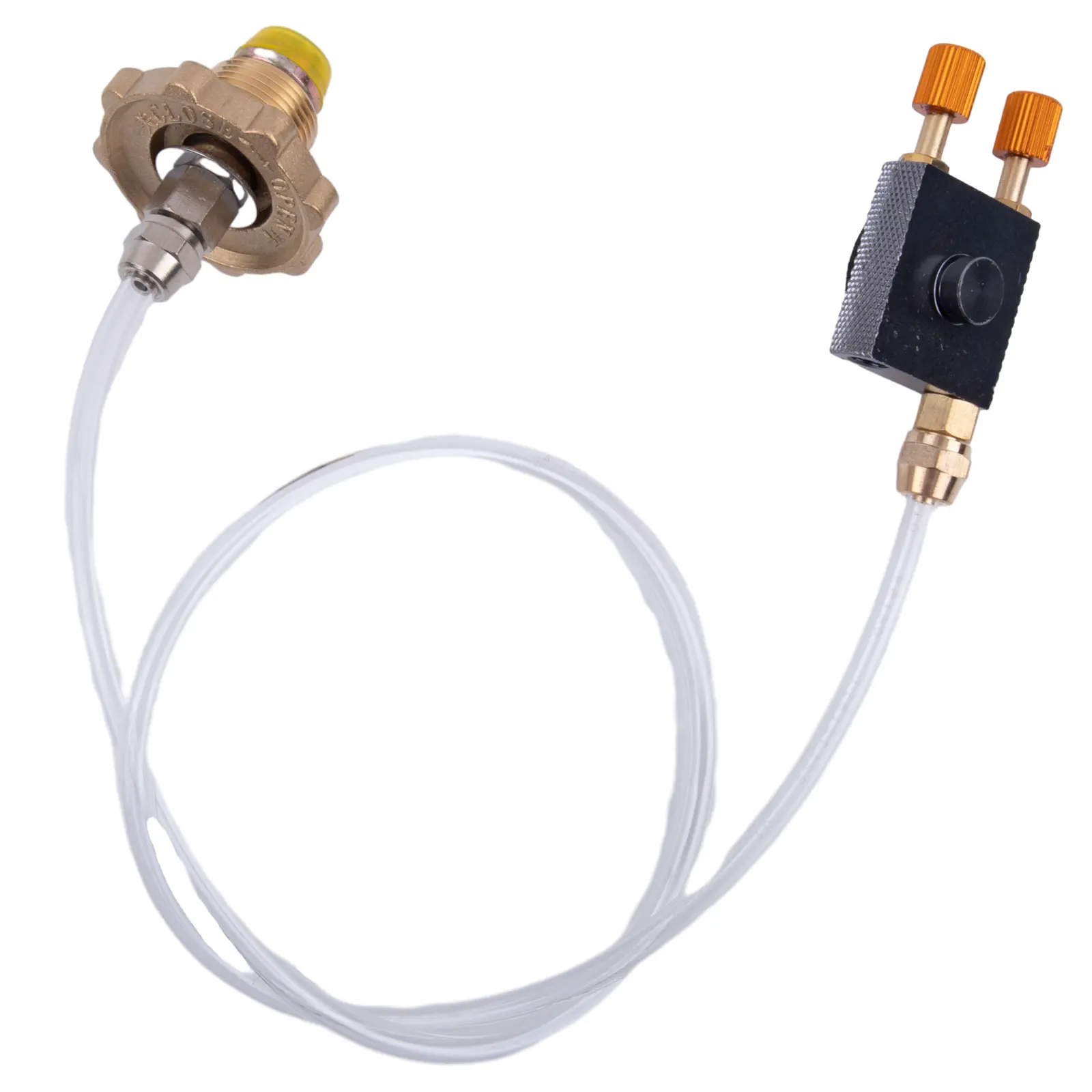 Адаптер для газовой плиты адаптер шланга медь кемпинга/ПУ легко носить с собой