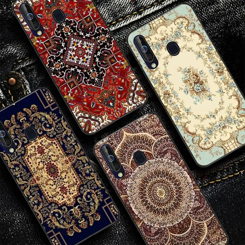 

Persian rug art Phone Case for Samsung A51 01 50 71 21S 70 31 40 30 10 20 S E 11 91 A7 A8 2018