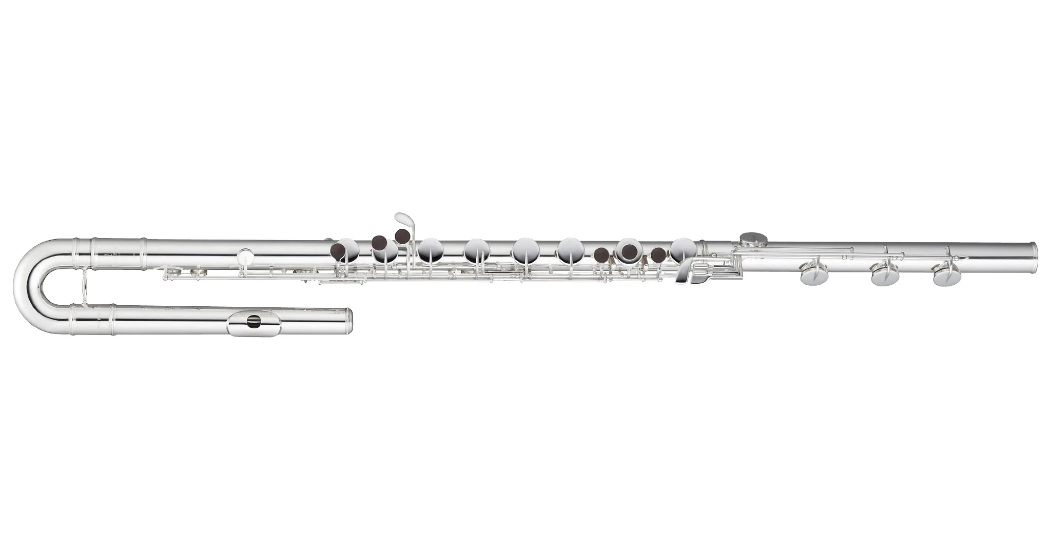 Flutes 305 Series Bass Flute B Foot, Split E, with Crutch