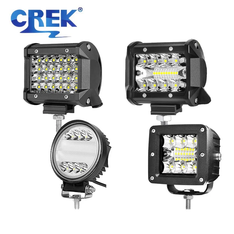 

CREK 4" LED Pod Lights 12V 24V Car Offroad 4X4 LED Spotlights Fog Lamp Spot Flood Combo Beam Headlight LED Work Light for Truck