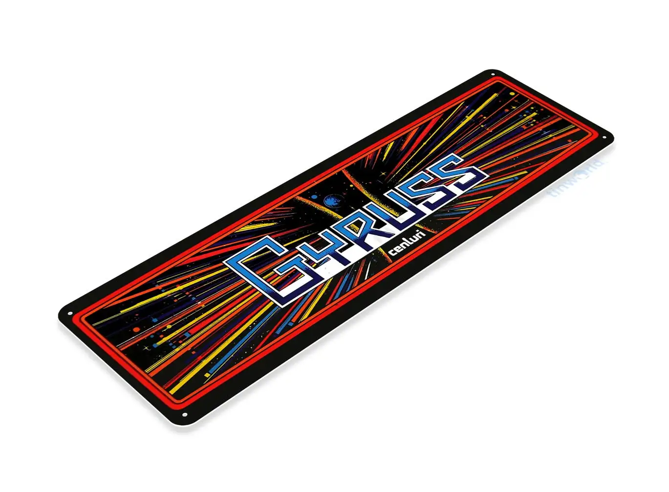 Tinworld жестяной знак Gyruss аркадная игровая комната шатер металлический Декор Ретро